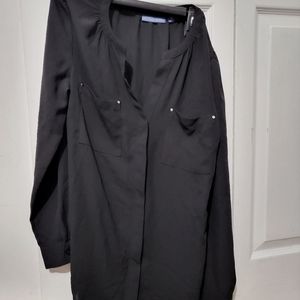 Black long sleeve blouse